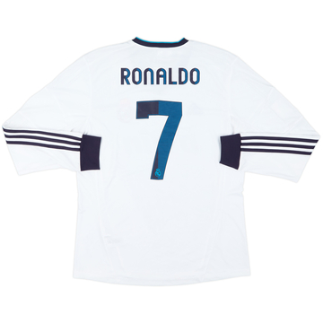 2012-13 Real Madrid Home L/S Shirt Ronaldo #7 (L)