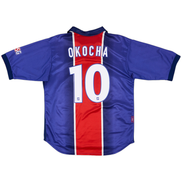 1998-99 Paris Saint-Germain Home Shirt Okocha #10 - 8/10 - (M)