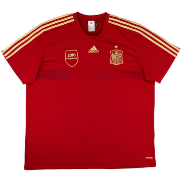 2013-14 Spain '2010 Campeones' adidas Training Shirt - 4/10 - (XXL)