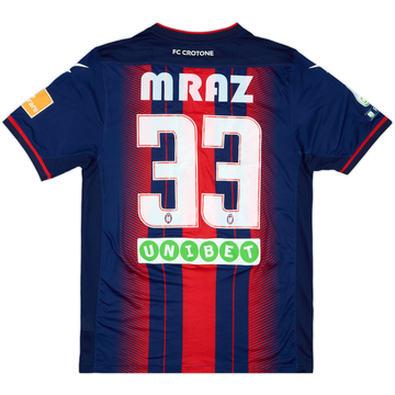 2018-19 Crotone Match Issue Home Shirt Mraz #33