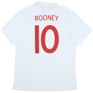 2009-10 England Home Shirt Rooney #10 - 9/10 - (L)