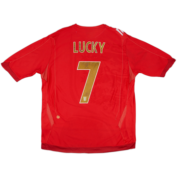 2006-08 England Away Shirt Lucky #7 - 5/10 - (XL)