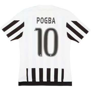 2015-16 Juventus Home Shirt Pogba #10 - 8/10 - (S)