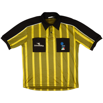 1999-00 Italy FIGC Diadora Referee Shirt - 6/10 - (L)