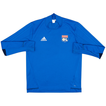 2017-18 Olympique Lyon adidas Drill Top - 6/10 - (L)