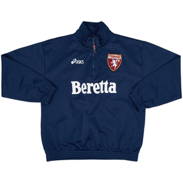 2005-06 Torino Asics 1/4 Zip Sweat Top - 6/10 - (XL.Boys)