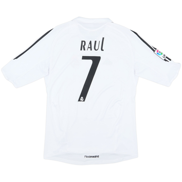 2005-06 Real Madrid Home Shirt Raul #7 - 7/10 - (M)
