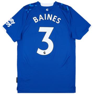 2019-20 Everton Home Shirt Baines #3 - 8/10 - (M)