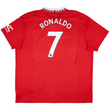 2022-23 Manchester United Home Shirt Ronaldo #7 - 10/10 - (3XL)