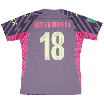 2023-24 Manchester City Match Issue Carabao Cup GK Shirt Ortega Moreno #18