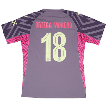 2023-24 Manchester City Match Issue FA Cup GK Shirt Ortega Moreno #18