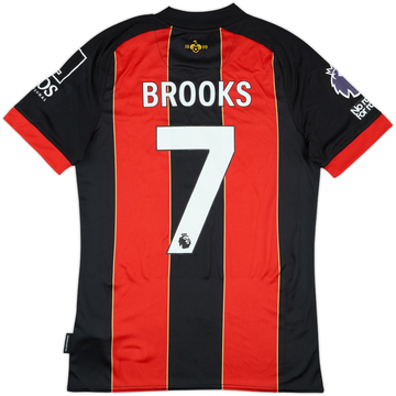 2024-25 Bournemouth Match Issue Home Shirt Brooks #7