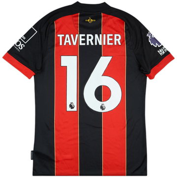 2024-25 Bournemouth Match Issue Home Shirt Tavernier #16