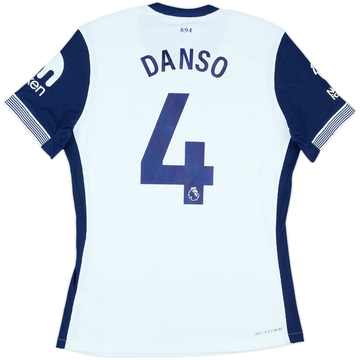 2024-25 Tottenham Match Issue Home Shirt Danso #4