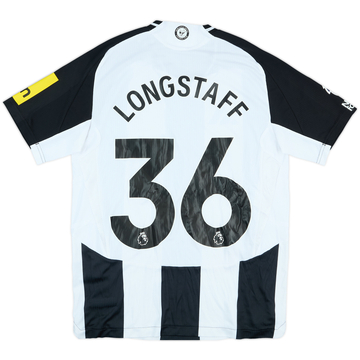 2024-25 Newcastle United Match Issue Home Shirt Longstaff #36