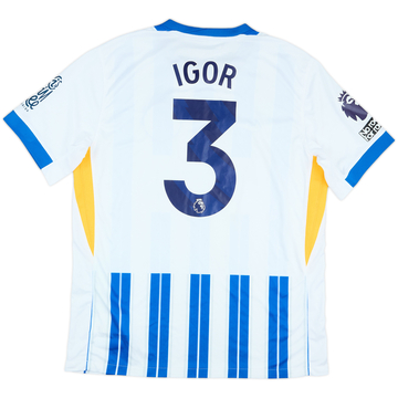 2024-25 Brighton Match Issue Home Shirt Igor #3