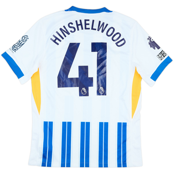 2024-25 Brighton Match Issue Home Shirt Hinshelwood #41
