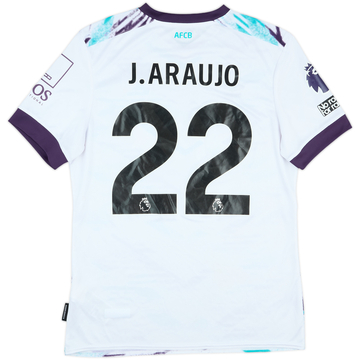2024-25 Bournemouth Match Issue Away Shirt J.Araujo #22