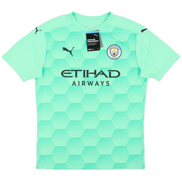 2020-21 Manchester City Player Issue GK S/S Shirt (L)