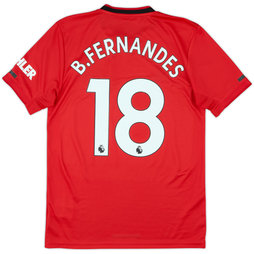 2019-20 Manchester United Home Shirt B.Fernandes #18 - 10/10 - (S)