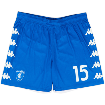 2021-22 Empoli Player Issue Home Shorts #15 - 9/10 - (XL)