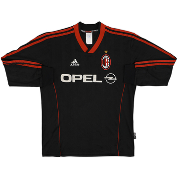 1999-00 AC Milan adidas Training L/S Shirt - 6/10 - (S)