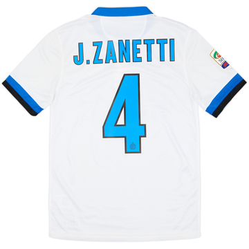 2013-14 Inter Milan Away Shirt J.Zanetti #4 - 6/10 - (S)