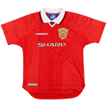 1997-00 Manchester United CL Shirt - 7/10 - (L.Boys)