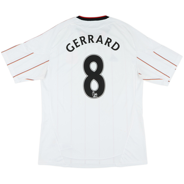 2010-11 Liverpool Away Shirt Gerrard #8 - 5/10 - (L)