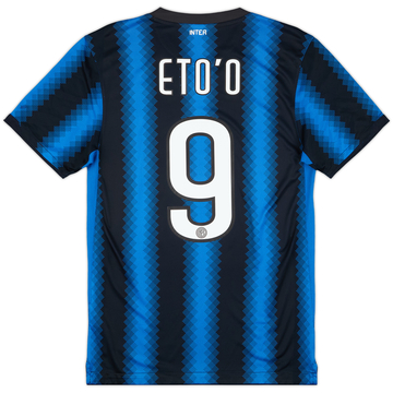 2010-11 Inter Milan Home Shirt Eto'o #9 - 5/10 - (S)