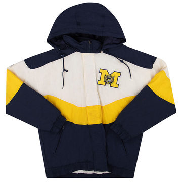 1990s Michigan Wolverines Apex One Rain Coat L