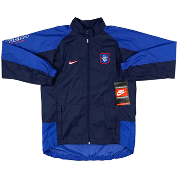 1997-98 Rangers Nike Hooded Rain Jacket (XL.Boys)