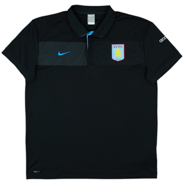 2009-10 Aston Villa Nike Polo Shirt - 8/10 - (XXL)