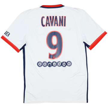Camiseta de visitante del Paris Saint-Germain 2015-16 Cavani #9 - 8/10 - (S)