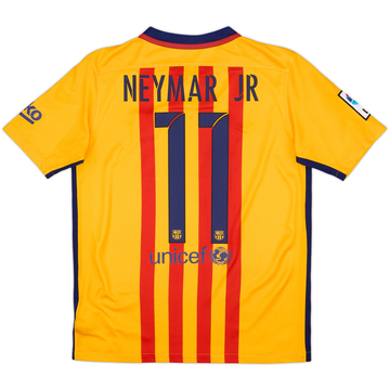 2015-16 Barcelona Away Shirt Neymar #11 - 8/10 - (XL.Boys)