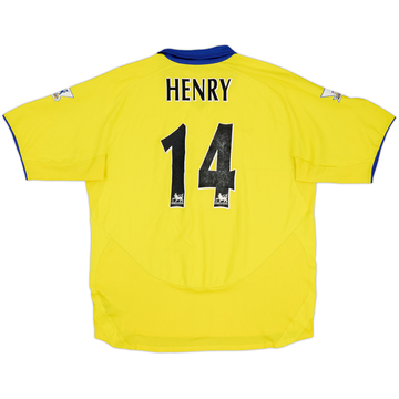 2003-05 Arsenal Camiseta Visitante Henry #14 - 5/10 - (XL)