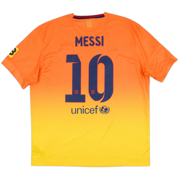 2012-13 Barcelona Away Shirt Messi #10 - 6/10 - (XL)