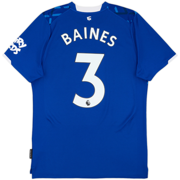 2019-20 Everton Home Shirt Baines #3 - 9/10 - (M)