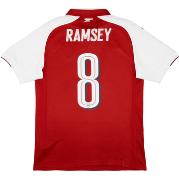 2017-18 Arsenal Home Shirt Ramsey #8VS