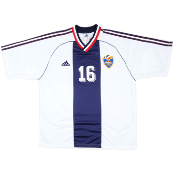 1999 Yugoslavia Match Worn Away Shirt #16 (Djokaj)