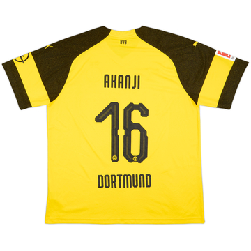 2018-19 Borussia Dortmund Home Shirt Akanji #16 - 10/10 - (3XL)