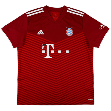 2021-22 Bayern Munich Home Shirt - 4/10 - (XL)