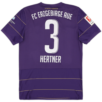 2016-17 Erzgebirge Aue Home Shirt Hertner #3 - 6/10 - (M)