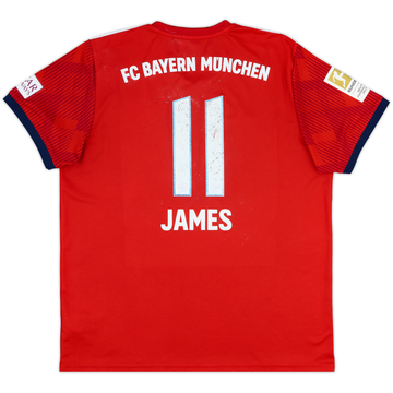 2018-19 Bayern Munich Home Shirt James #11 - 5/10 - (XL)