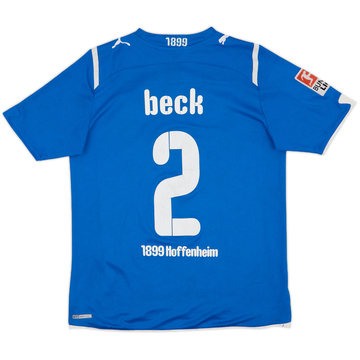 2009-11 TSG Hoffenheim Home Shirt Beck #2 - 7/10 - (XL.Boys)