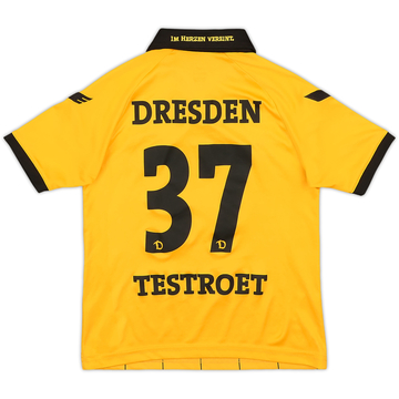 2015-16 Dynamo Dresden Home Shirt Testroet #37 - 8/10 - (M.Boys)