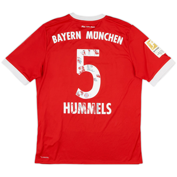 2017-18 Bayern Munich Home Shirt Hummels #5 - 5/10 - (XL.Boys)