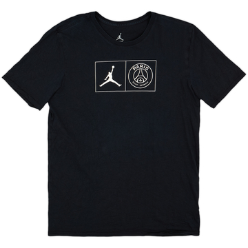 2018-19 Paris Saint-Germain Nike Jordan Cotton Tee - 9/10 - (L)
