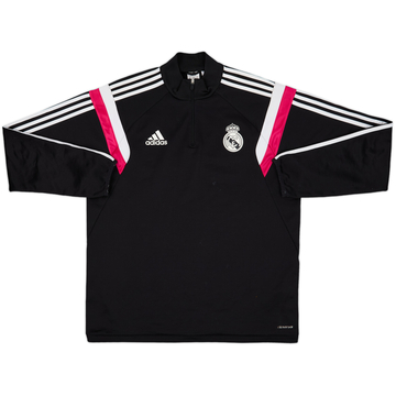 2014-15 Real Madrid adidas 1/4 Zip Drill Top - 7/10 - (L)