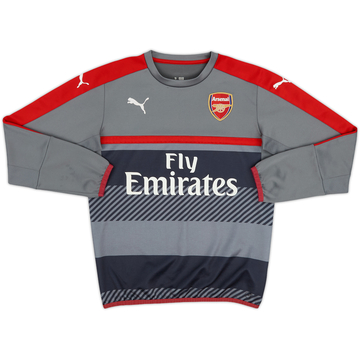 2016-17 Arsenal Puma Sweat Top - 7/10 - (XL.Boys)